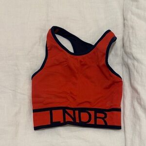 LNDR Women's Red Crop Top